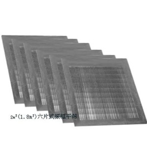 Rod-type vibrating frame flat screen