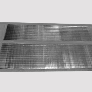 Rod-type vibrating frame flat screen